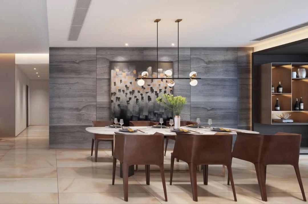 珠海室內設計馬思| 337m2大平層，輕奢的高級質感